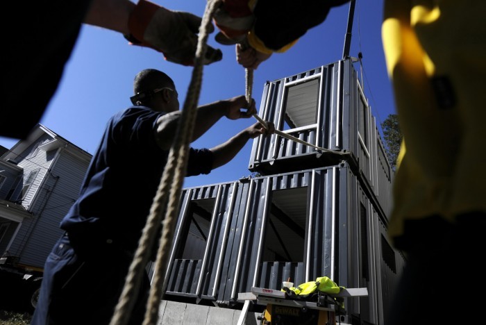 HOME BUILT FROM SHIPPING CONTAINERS